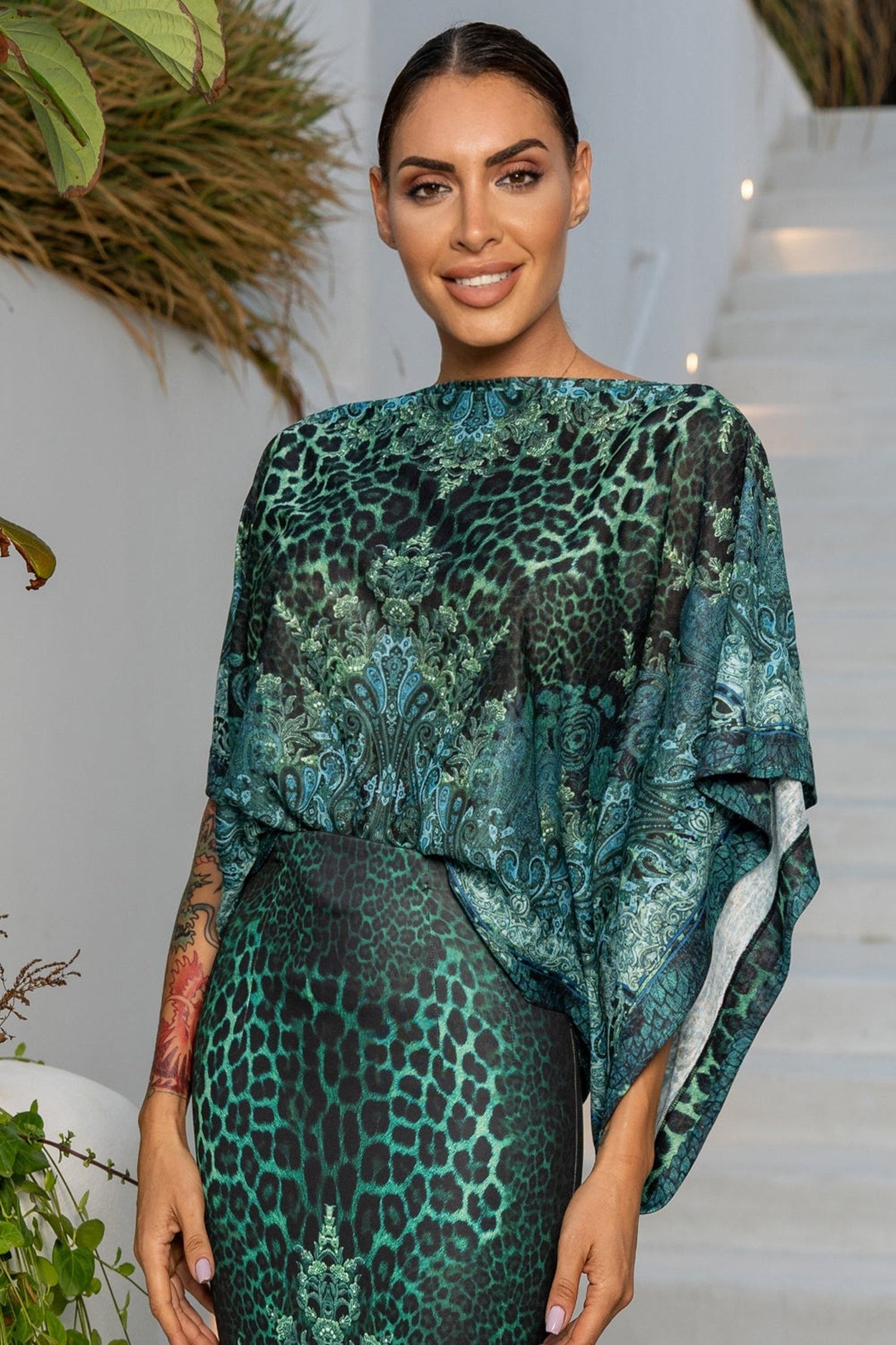 LOOSE BLOUSE – LEO NEON GREEN