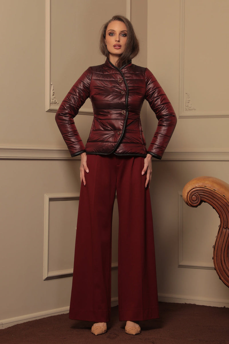 VESTE LÉGÈREMENT REVÊTUE AVEC DOUBLURE MATELASSÉE - ESSENTIELS