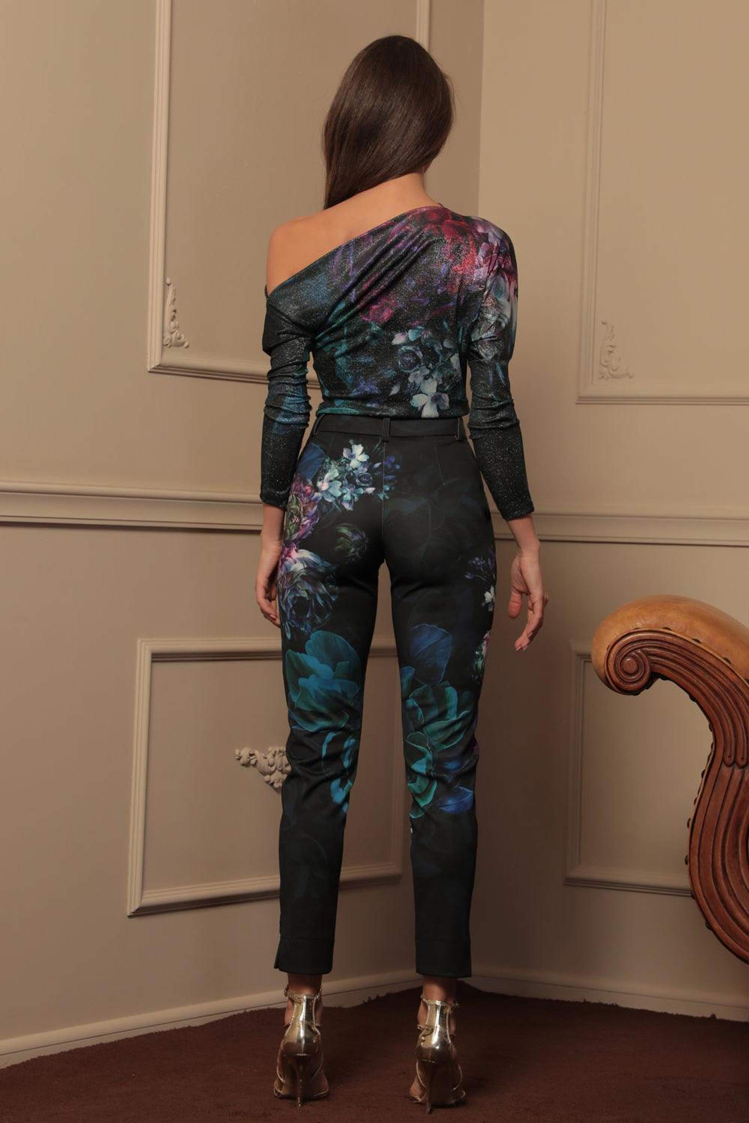 CLASSIC PANTS - PEONIES