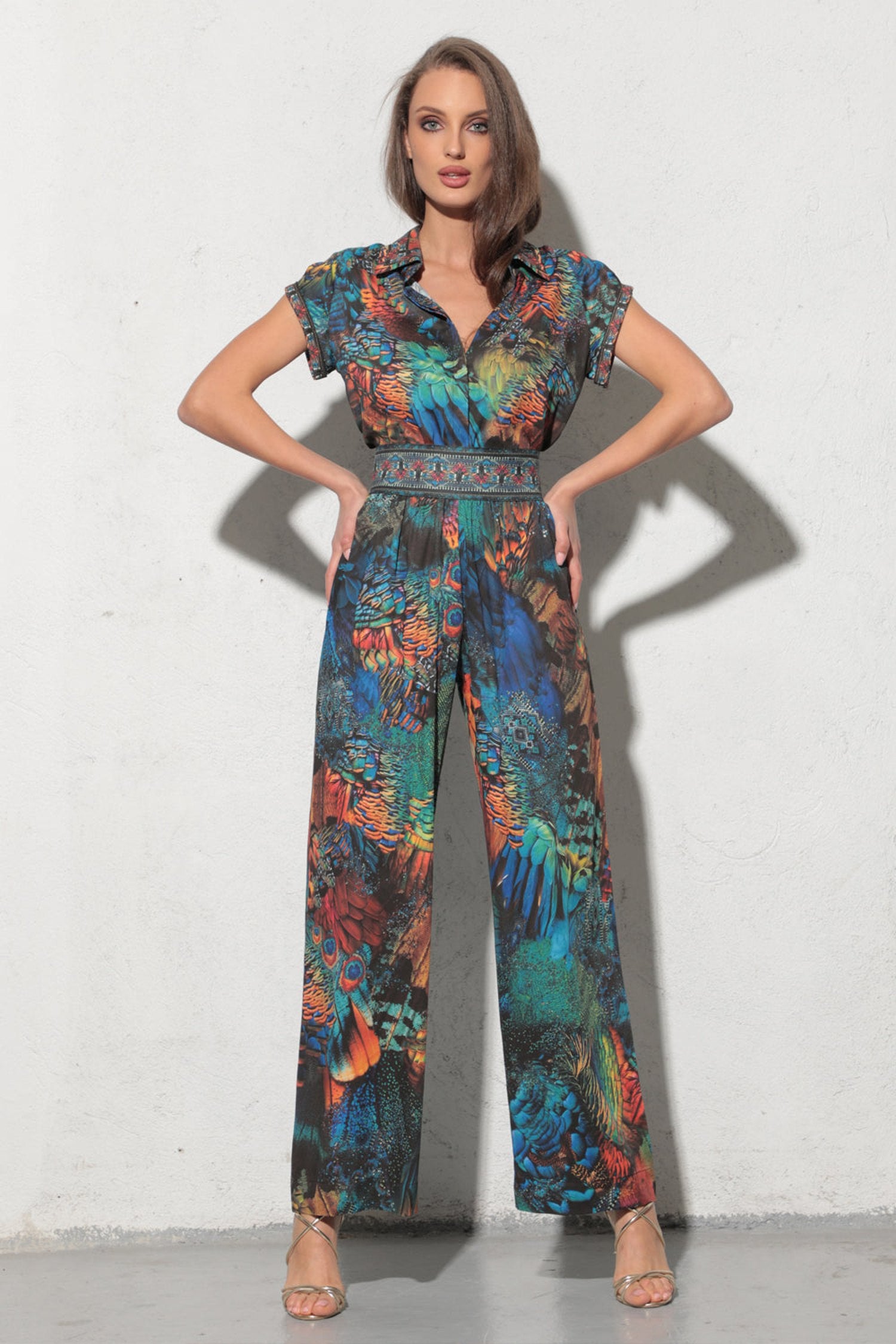 LOCKERE HOSE AUS VISKOSE - AMAZONIA