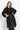 BLACK FAUX MINK SHAWL-COLLAR COAT – ESSENTIALS