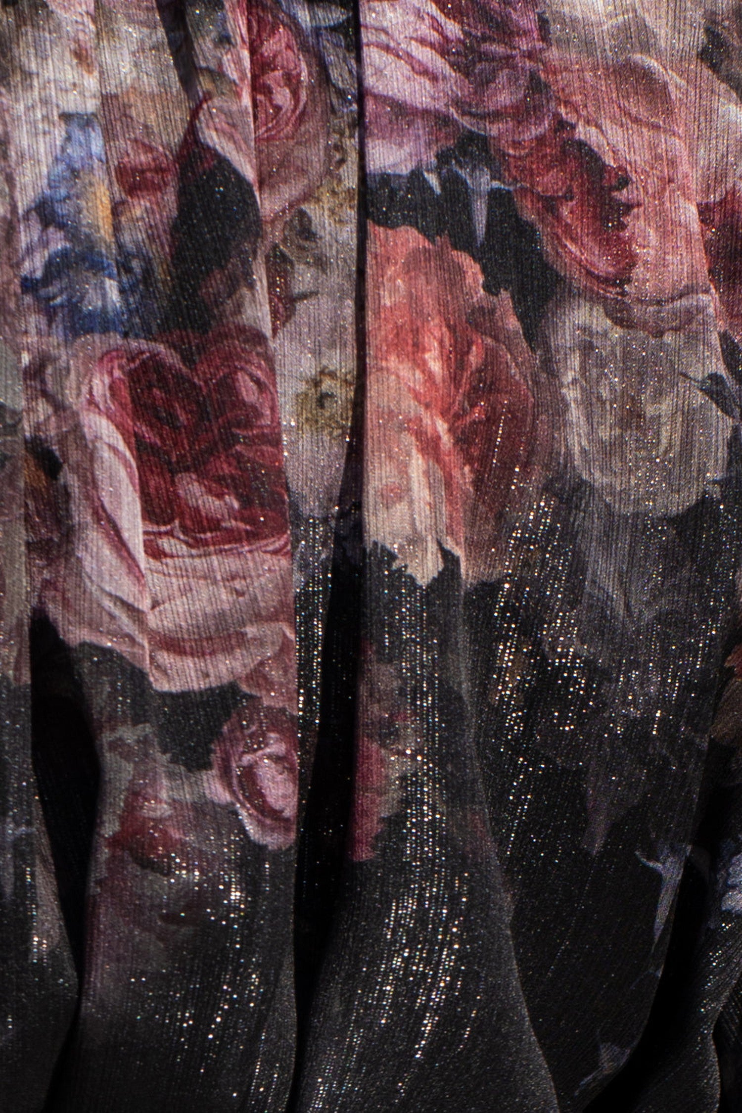 VESTITO CON MANICHE A SBUFFO - FIORI VINTAGE