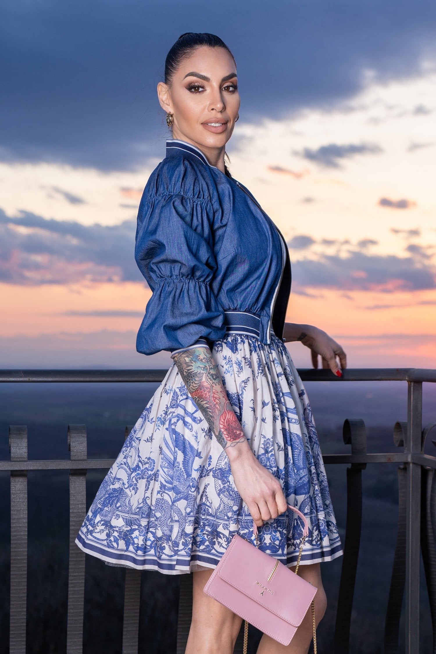 DŽÍNOVÁ BOMBER BUNDA - ZÁKLADY