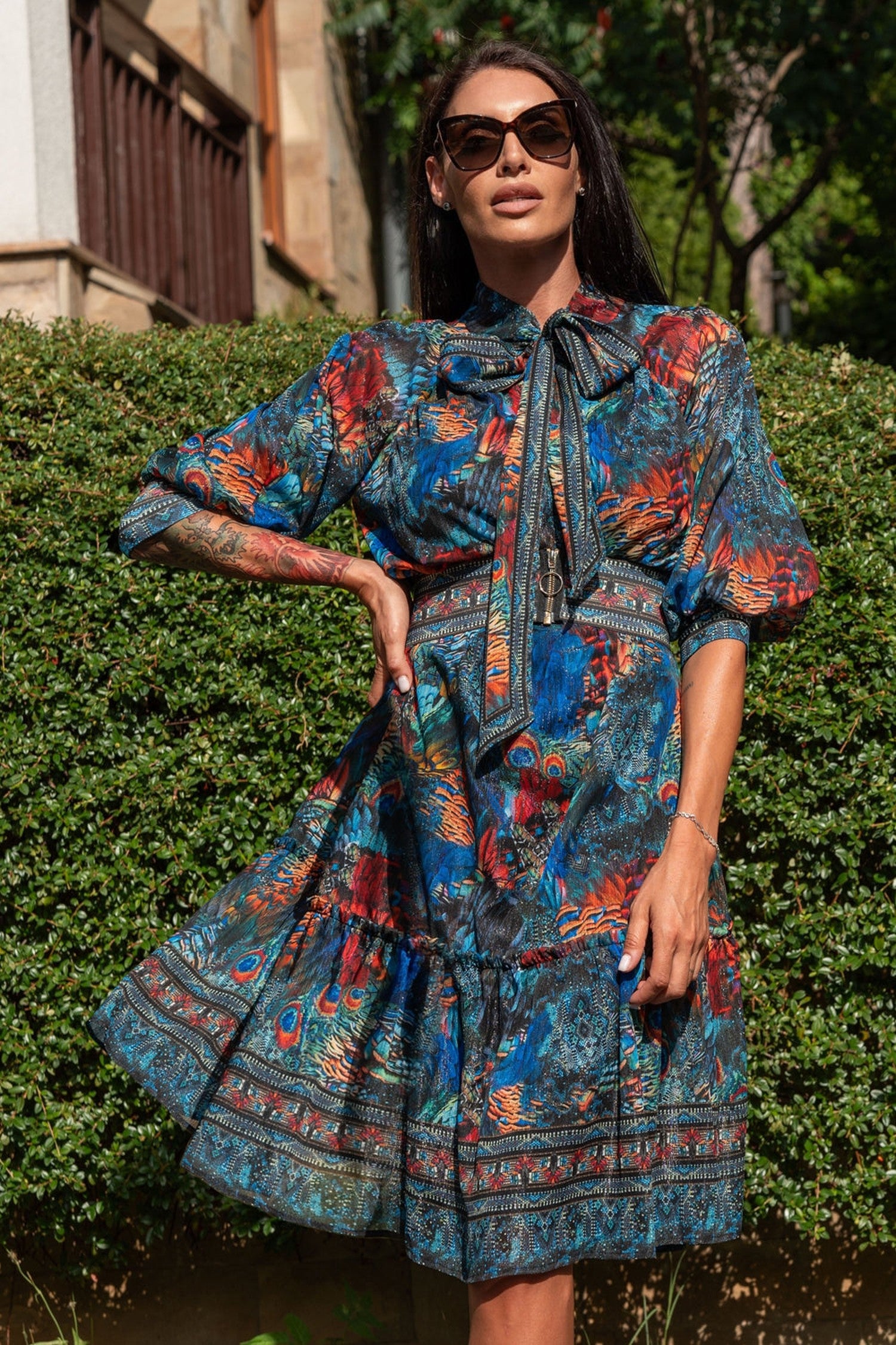 LOCKERE PASSFORM KLEID - AMAZONIA