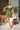 SHORT TENCEL DRESS WITH WIDE SLEEVES IN OLIVE GREEN - ESSENTIALS