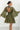 SHORT TENCEL DRESS WITH WIDE SLEEVES IN OLIVE GREEN - ESSENTIALS JIORO КЪСА РОКЛЯ ОТ ЛИОЦЕЛ С ШИРОК РЪКАВ В ЗЕЛЕНО - ESSENTIALS JIORO
