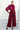 BOHEMIAN BURGUNDY BLOUSE WITH PUFF SLEEVES AND TIE-FRONT COLLAR - ESSENTIALS JIORO БОХЕМСКА РИЗА С БУФАН РЪКАВИ И ЯКА С ВРЪЗКИ В БУРГУНДИ - ESSENTIALS JIORO