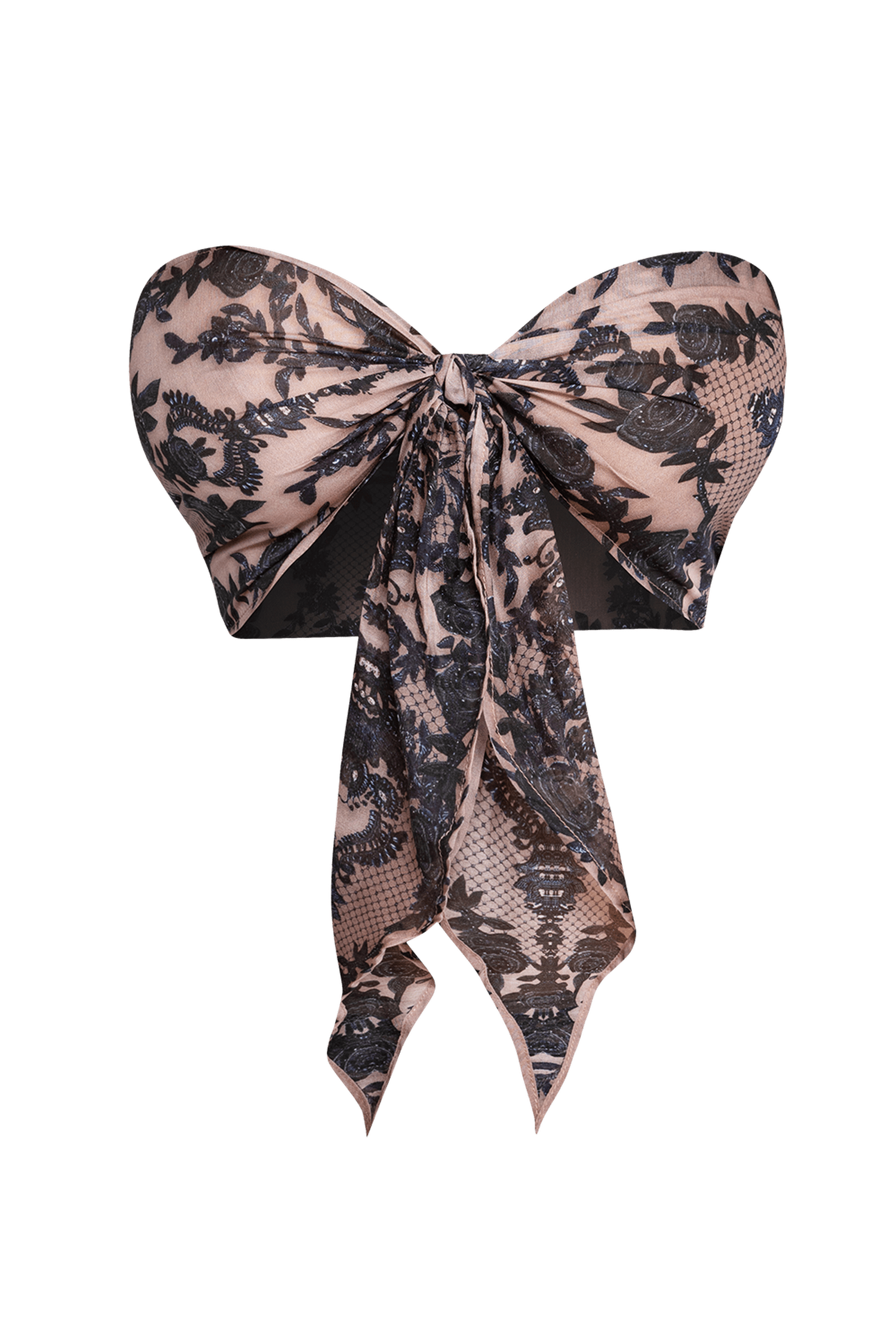 SILK VISCOSE PAREO AND SCARF SET - GRAFFITI POWDER