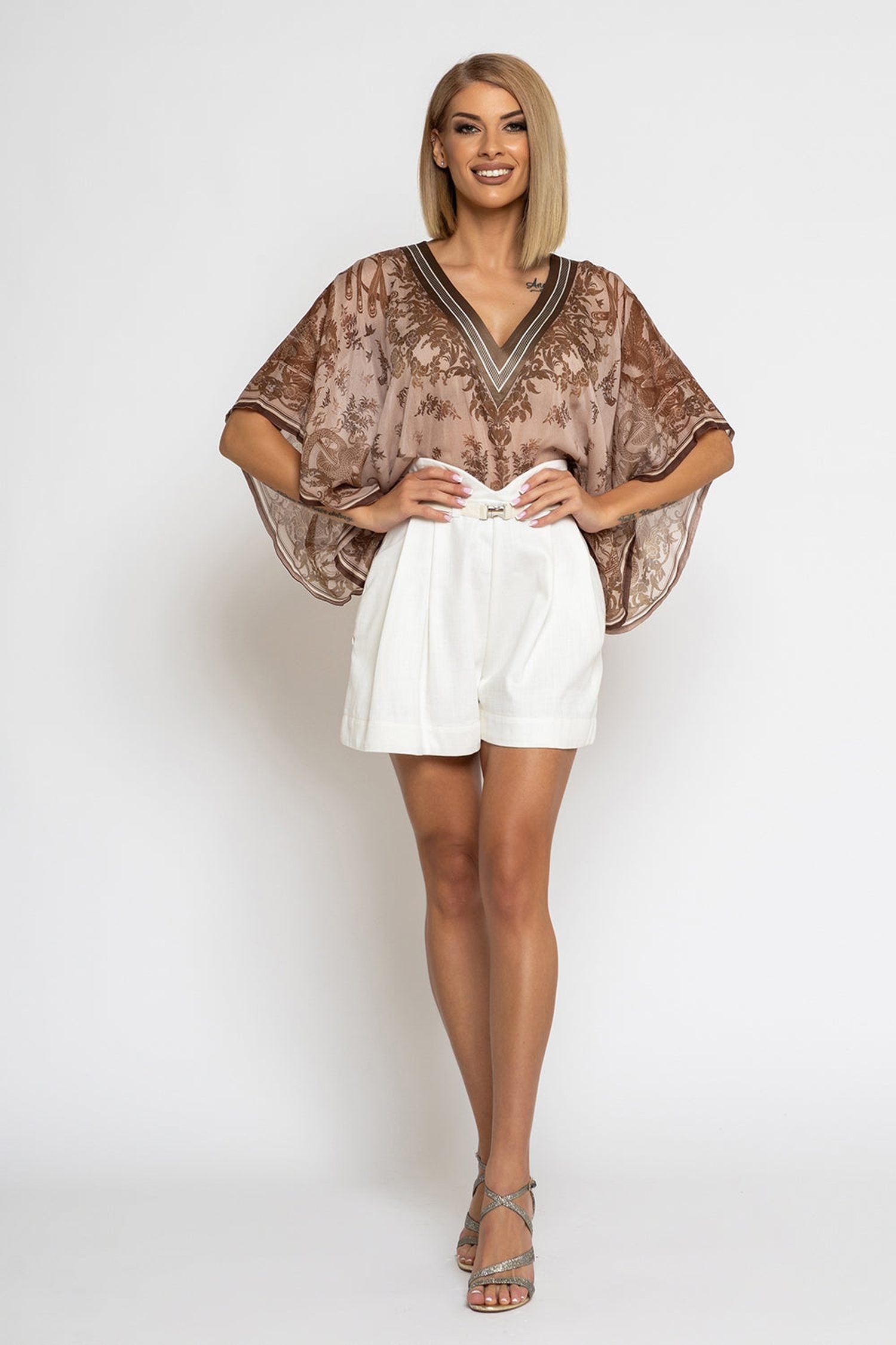 ТУНИКА ОТ ПАМУК КОПРИНА - ASIA BEIGE