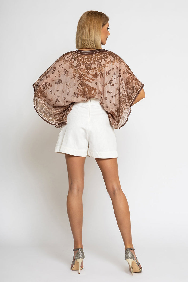 ТУНИКА ОТ ПАМУК КОПРИНА - ASIA BEIGE