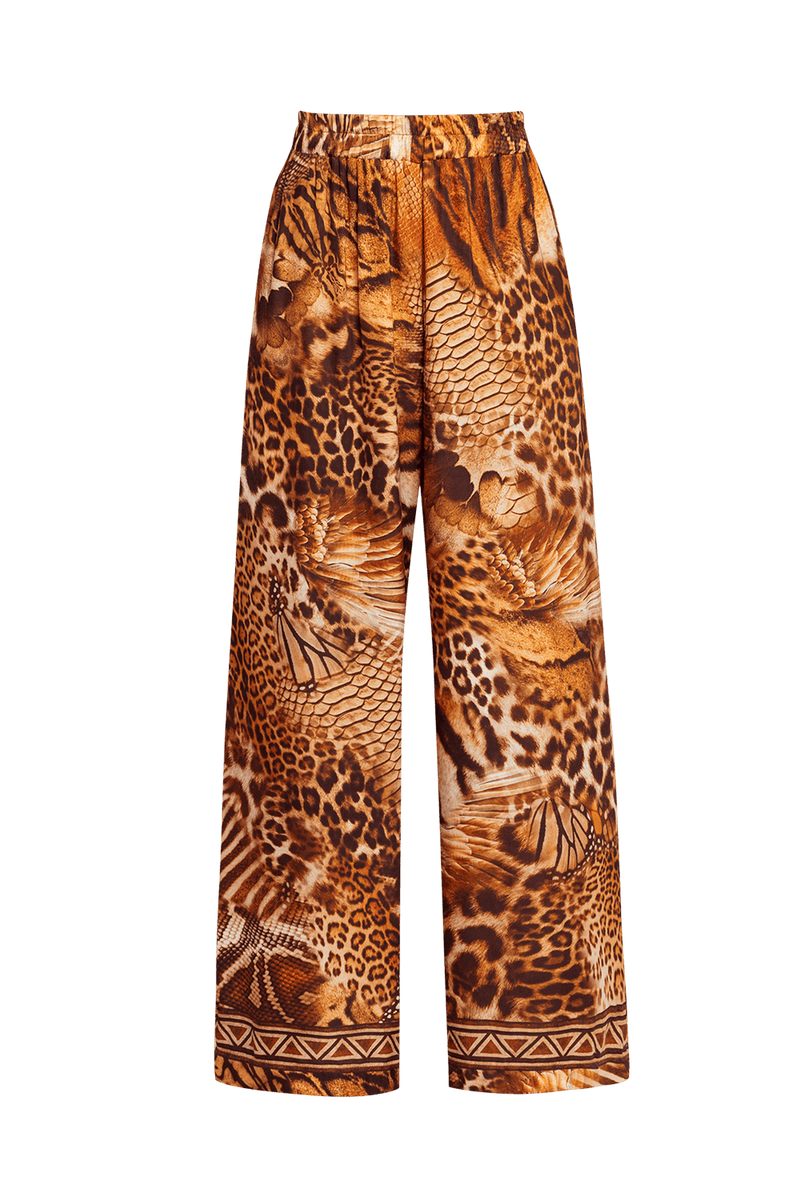 TWILL VISCOSE LOOSE FIT PANTS WITH POCKETS - LEO SAND JIORO СВОБОДЕН ПАНТАЛОН С ДЖОБОВЕ ОТ ВИСКОЗА ТВИЛ - LEO SAND JIORO