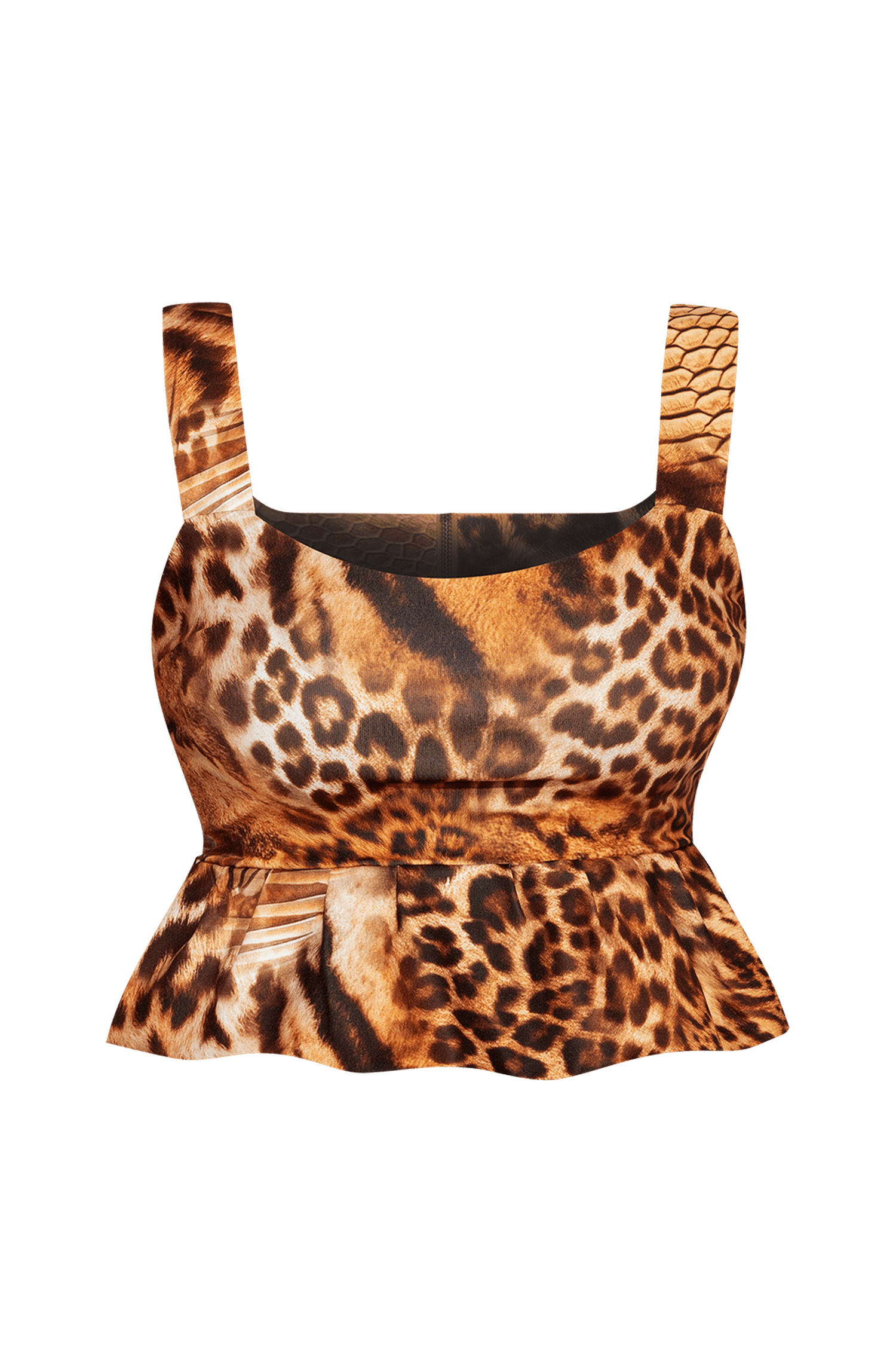 PEPLUM TOP - LEO SAND