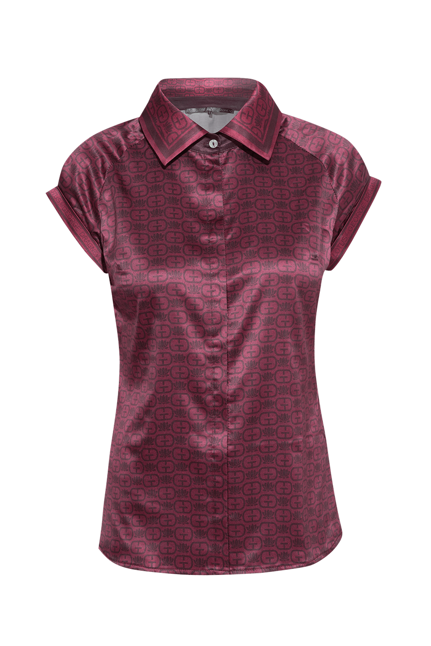 RAGLAN SLEEVE SHIRT - BURGUNDY LOGO