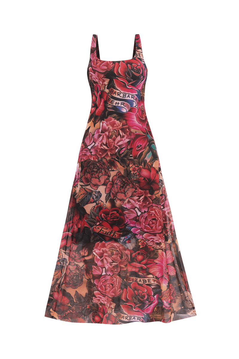 BACKLESS LONG DRESS - TATTOO STAR JIORO ДЪЛГА РОКЛЯ С ГОЛ ГРЪБ - TATTOO STAR JIORO