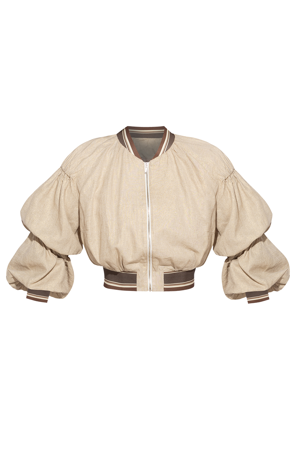 LINEN BOMBER JACKET – ESSENTIALS