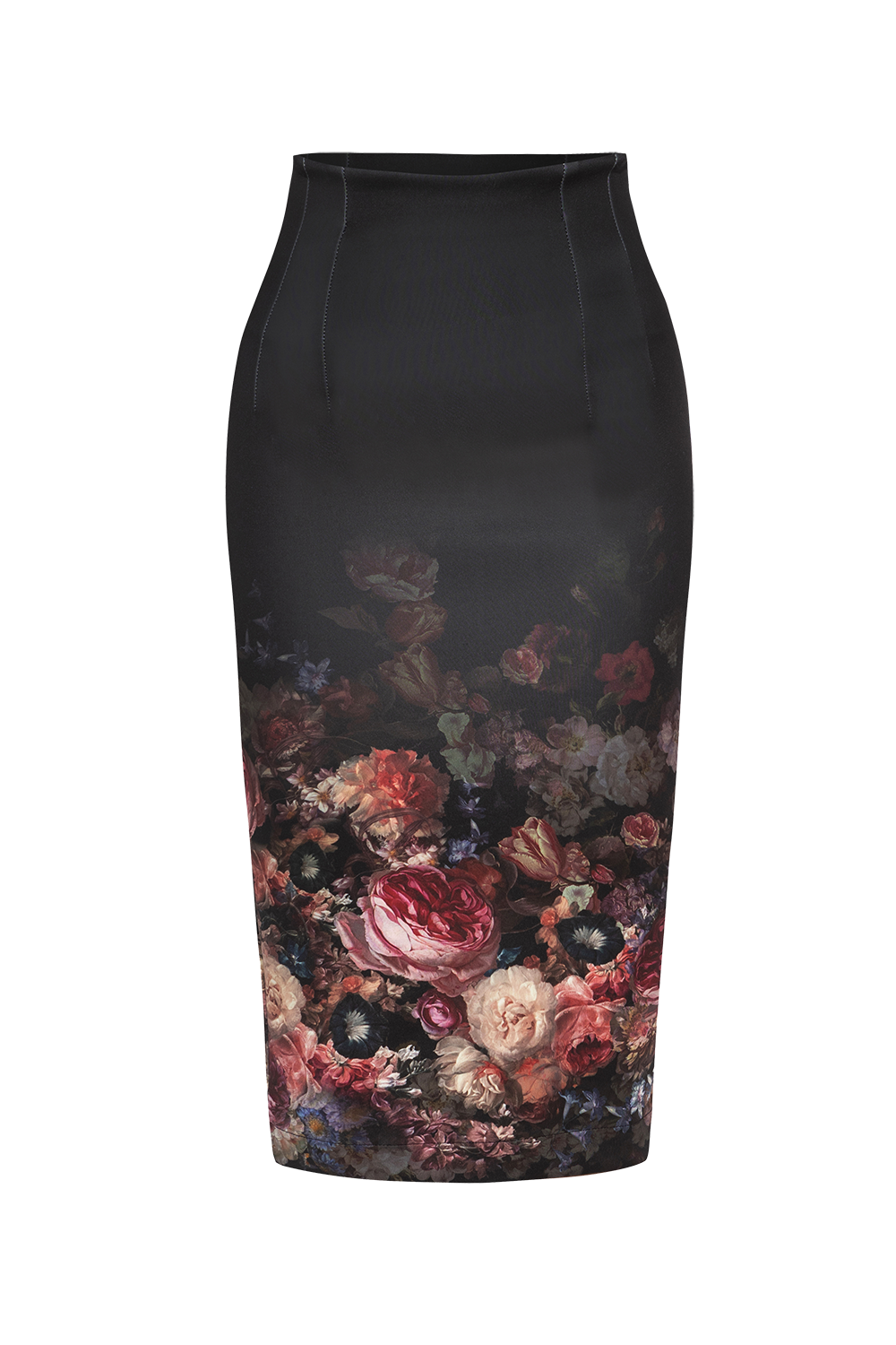 KNIELANGER ROCK - VINTAGE BLUMEN