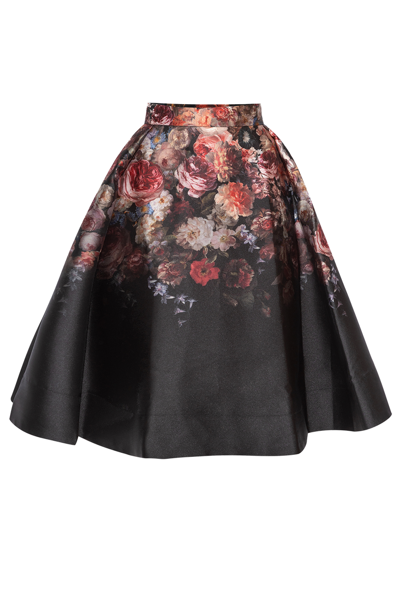 CUT SKIRT - VINTAGE FLOWERS JIORO РАЗКРОЕНА ПОЛА - VINTAGE FLOWERS JIORO