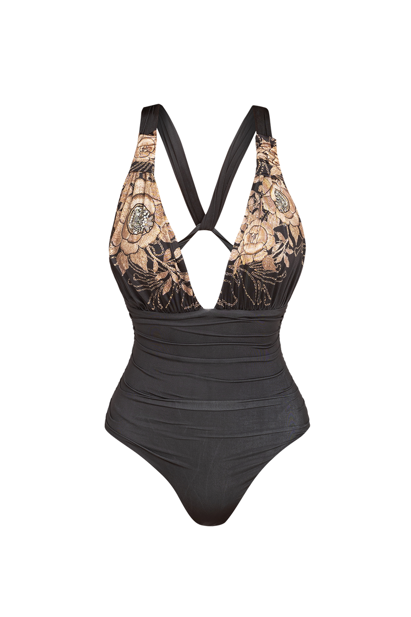 ONE PIECE SWIMSUIT WITH RULES - GOLDEN ROSES JIORO ЦЯЛ БАНСКИ С НАБОРИ - GOLDEN ROSES JIORO